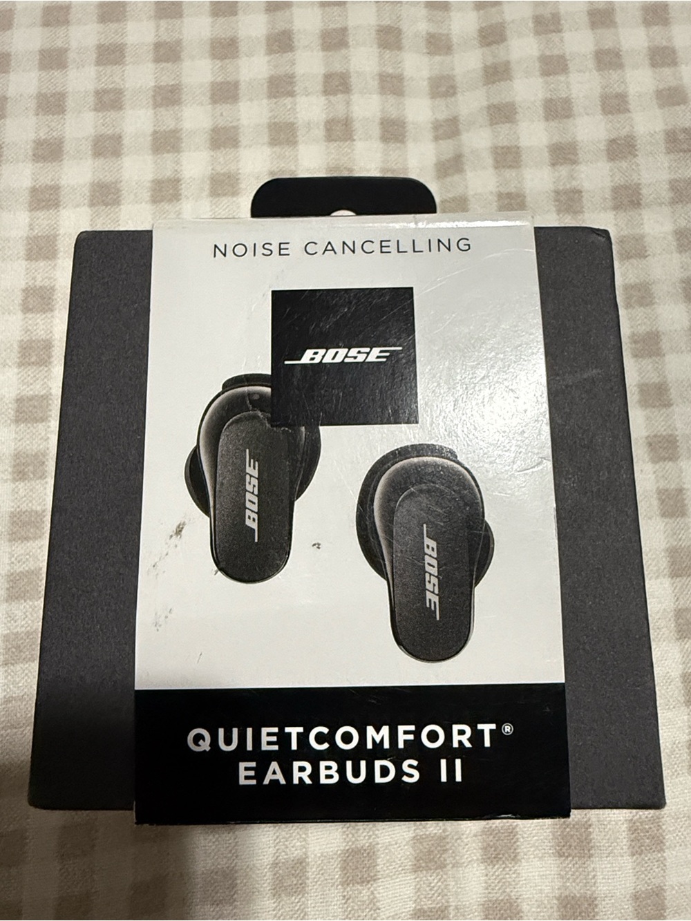 Bose QuietComfort Earbuds II — Black Noise-Cancelling Wireless Earbuds
